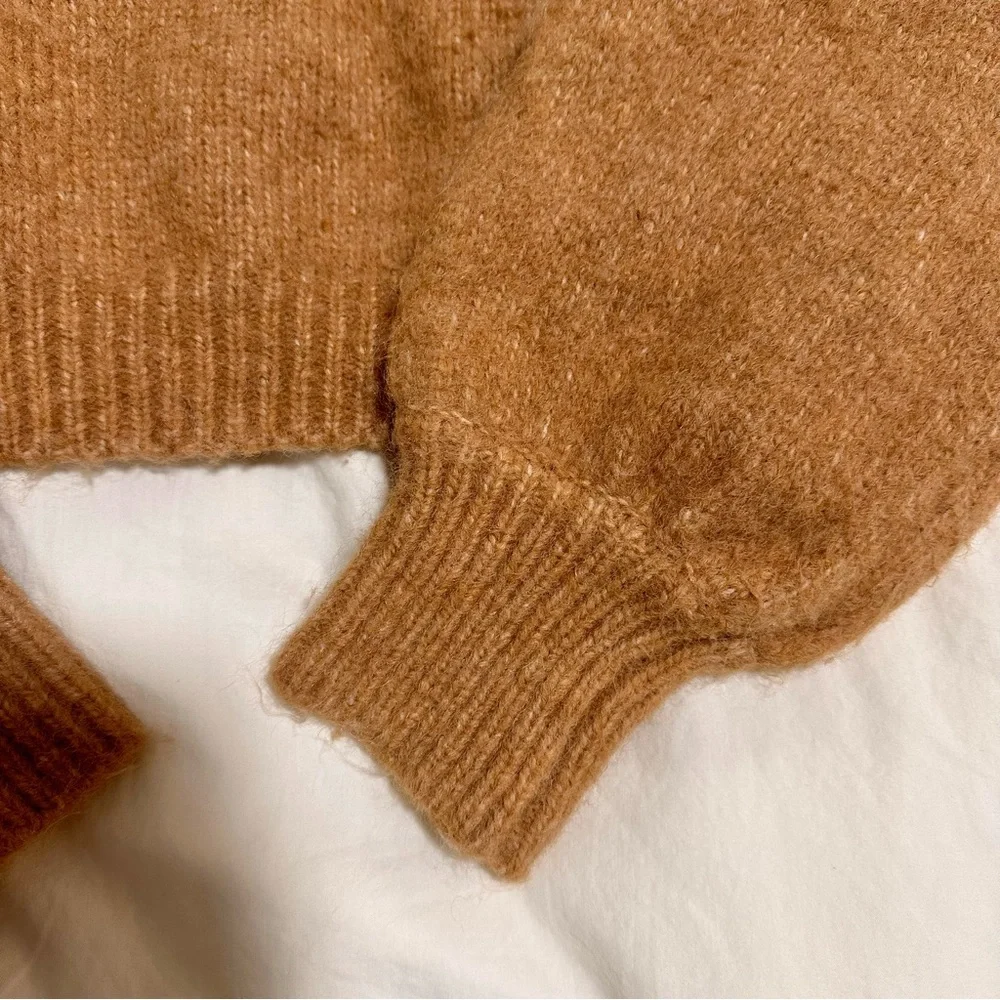 NEW* Brown cropped sweater Zara - Picture 4 of 4